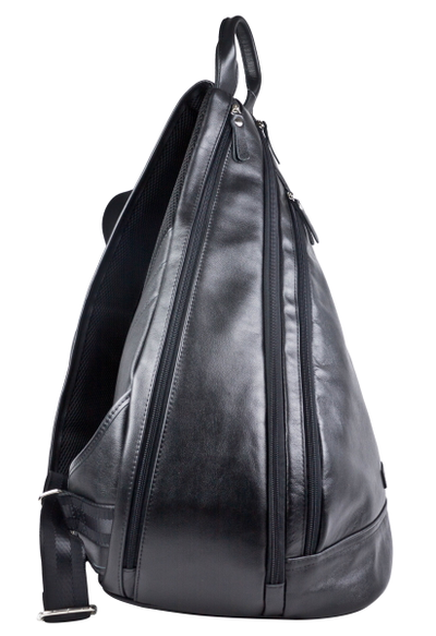 Кожаный рюкзак Mongardino black (арт. 3100-01)