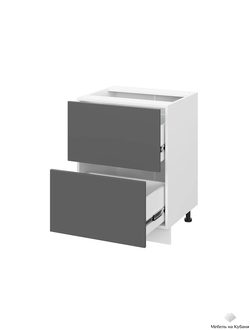 Кельн модульная Шкаф нижний с ящиками ШНГ2Я 600