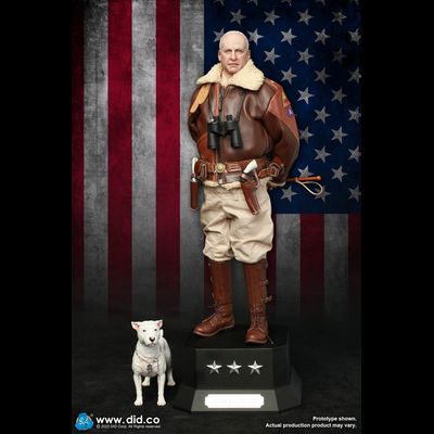 Генерал армии США Джордж Смит Паттон-младший - КОЛЛЕКЦИОННАЯ ФИГУРКА 1/6 WWII General Of The United States Army George Smith Patton Jr. (A80164) - DID