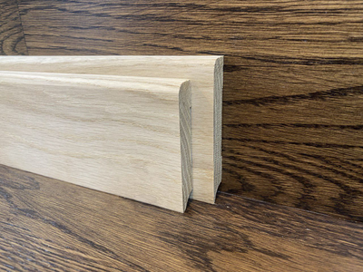 Плинтус из массива дуба "Прямой" 70х15 и 80х15