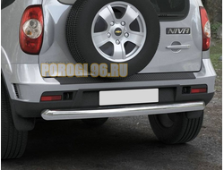 Защита заднего бампера d76 Chevrolet Niva