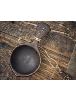 Wooden cup "Blizzard" (Free Shipping Worldwide)