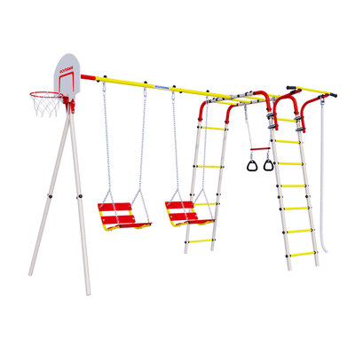 Детский спортивный комплекс для дачи ROMANA Акробат 2 NEW цепной подвес