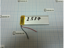 Аккумулятор с контроллером №6 для телефона 3.7v 700mah (70x25х3 mm)