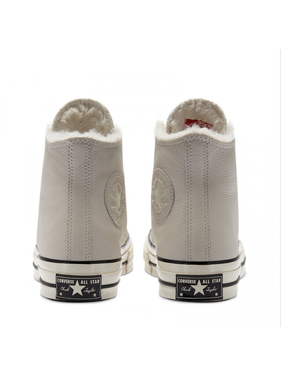 Кеды Converse Chuck 70 Cozy Club зимние белые высокие