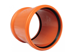 Муфта канализационная надвижная наружная 110  [2472]