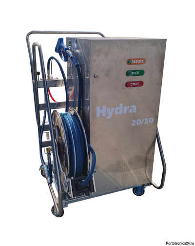 Передвижной пост пенной мойки HYDRA 20/30 для одного оператора на 2 средства с компрессором