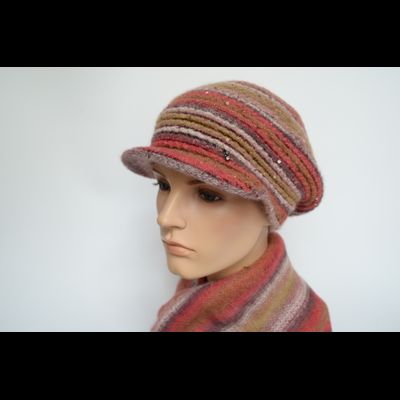 Разноцветная бордовая кепка Vizio Италия 8013 W