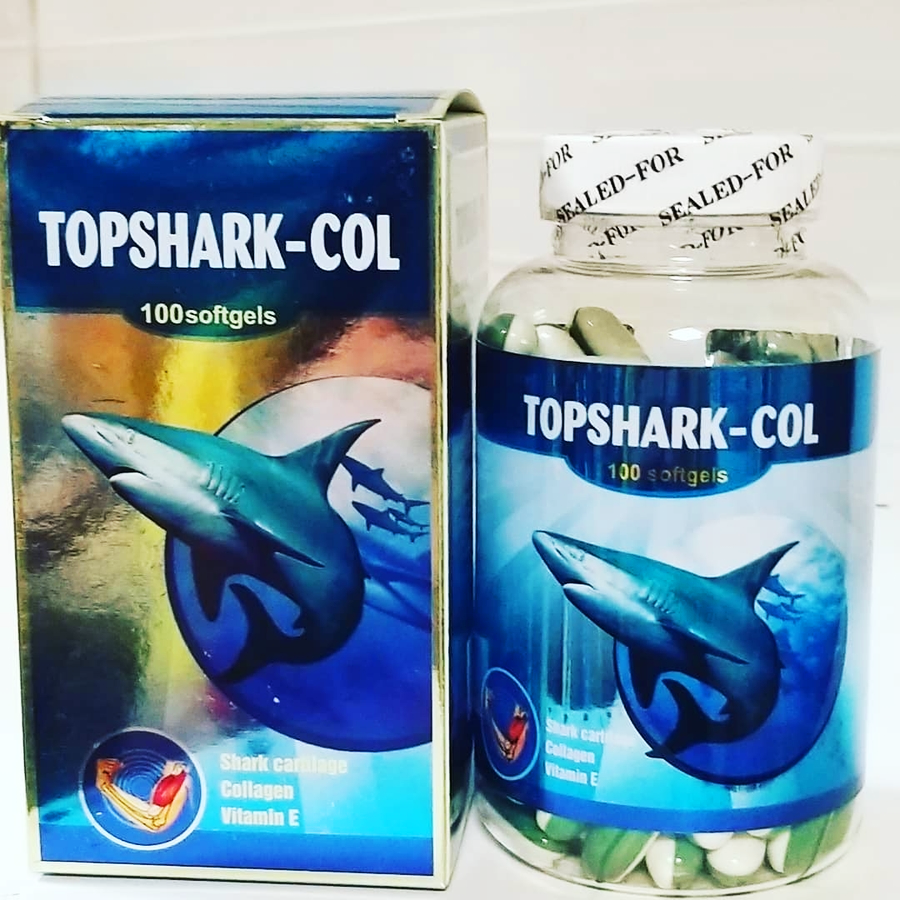 Капсулы на основе акульего хряща TOPSHARK-COL 100 шт (США-Вьетнам)