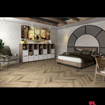 SPC ламинат Damy Floor Chevron Amboise / Амбуаз DF06-Ch 43 класс толщина 5.0 мм с фаской замковый 1.676 м2