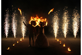 Горящие сердца и вертушки | Neva-Salut Пиротехническое Шоу