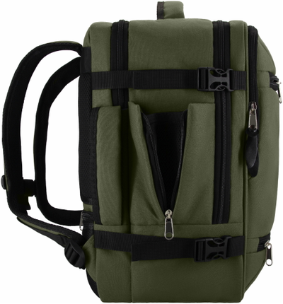 Рюкзак Сумка ручная кладь 40x30x20 Optimum RL, кордура хаки