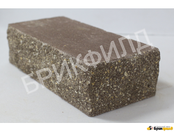 Имитация природного камня "Дикий камень" тычок+ложок. Шоколад. Кирпичный завод Брик Филд