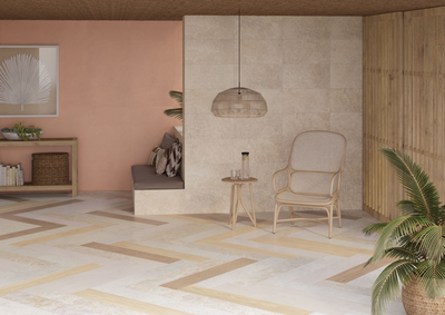 Wood-X, 20х120 см, керамогранит, Орех Кремовый Матовый R10A Ректификат (9 мм), K949581R