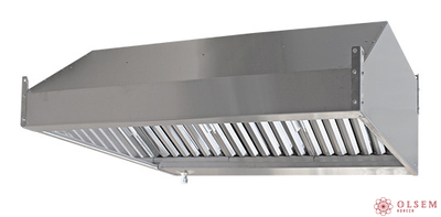 Зонт вытяжной пристенный ЗВ-П10/09