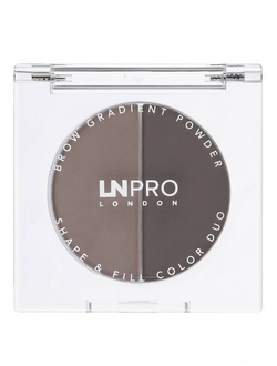 LN PRO Тени для бровей Brow Gradient Powder 102 натуральный коричневый