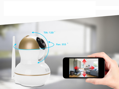 BW. Моторизированная видеокамера WiFi/LAN с DVR, HD (163Eye/Yoosee)