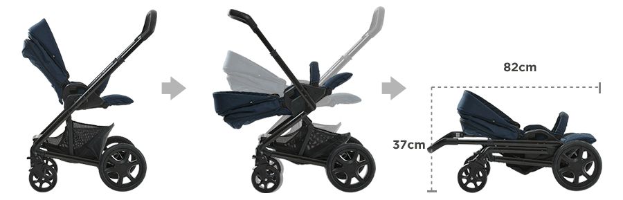 Joie chrome folded deals