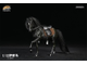 Конь с упряжью (черный) - Коллекционная ФИГУРКА 1/12 scale Ili horse (JXK063A) - JXK