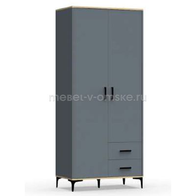 ЭВ167 Шкаф 2Д Лофт-ЭВ. Размер: 900х2100х500.