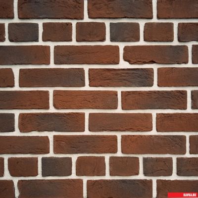 Искусственный камень Кирпич Бельгийский цвет Красный Для фасадов и интерьеров производитель Кавка