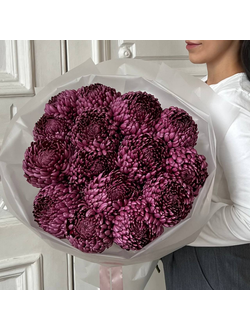 БУКЕТ ИЗ 15 ХРИЗАНТЕМ БИГУДИ