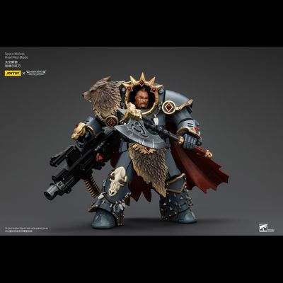 Хварл Красный Клинок, Ярл Космических Волков (Warhammer Horus Heresy) - КОЛЛЕКЦИОННАЯ ФИГУРКА 1/18 Space Wolves Hvarl Red-Blade (JT00140) - JOYTOY