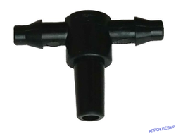 Тройник шип х разъём х шип 6мм