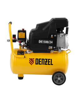 Компрессор воздушный DK1500/24, Х-PRO 1.5 кВт, 230 л/мин, 24 л Denzel
