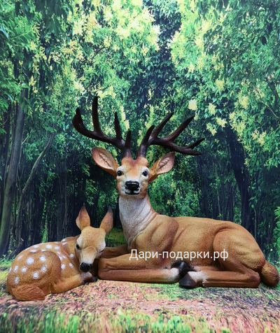 Олененок  14*21см   0,7кг    полистоун Россия 947/012460