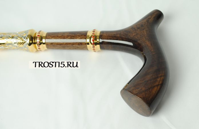 Эксклюзивная трость ручной работы золото латунь с клинком "Виконт"