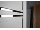 Дверь остекленная с покрытием винил "Агат 4 эмалекс серый"