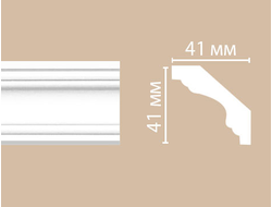 Потолочный плинтус из полиуретана с гладким профилем DECOMASTER (Декомастер) - 96159