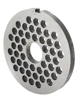 Решетка №3 крупная 9 мм для мясорубки МИМ 600, МИМ 600М без бурта