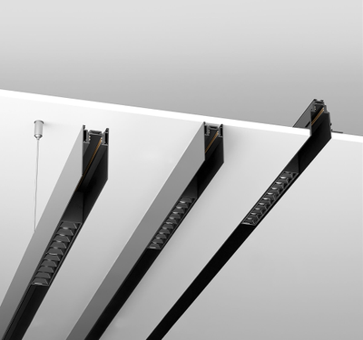 Магнитный шинопровод встраиваемый черный 2м Арт:731985