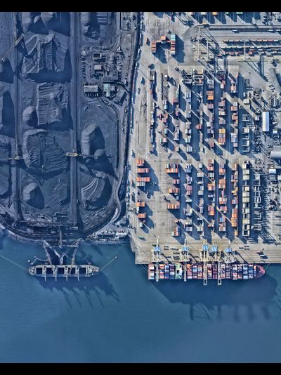 Картина обогреватель, фото порта в Дельта