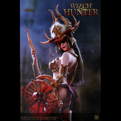 Черная шаманка Афайя - КОЛЛЕКЦИОННАЯ ФИГУРКА 1/6 Bloody Shaman Aphaia Black Shaman (WH002) - POPTOYS
