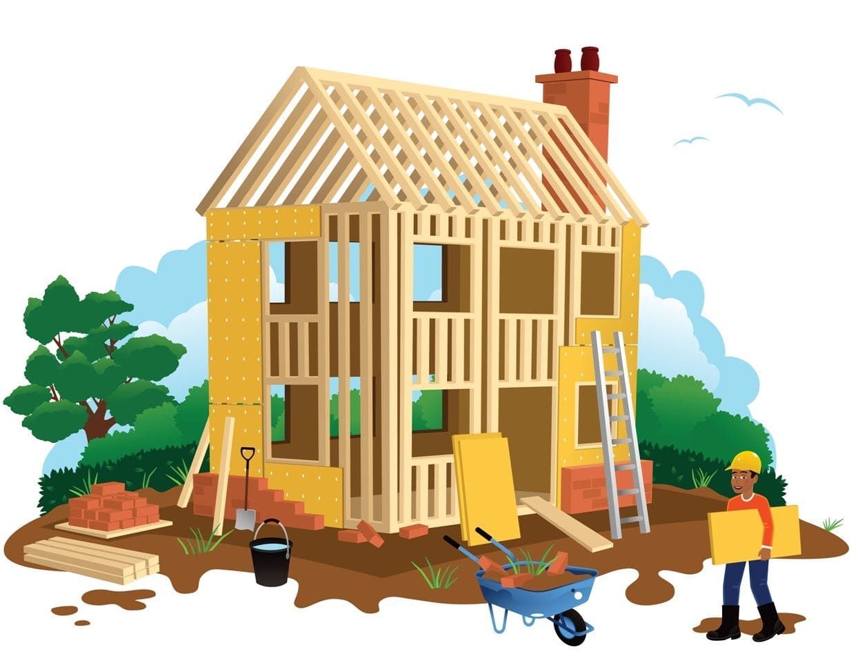 Каркасный дом под ключ в СПб и Лен Области