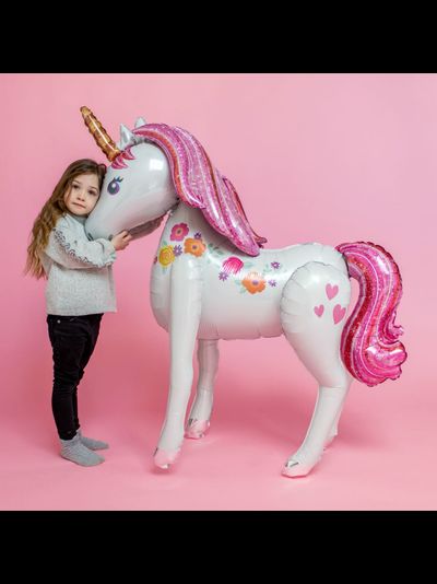 Шар "ходячий" Единорог 135 см