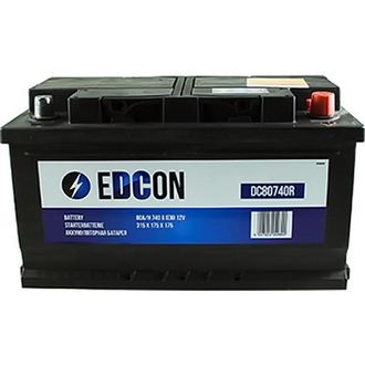 Аккумулятор Edcon для Форд Куга 2 80 А.Ч. 740 А 315-175-175 -+