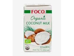 Органическое кокосовое молоко "FOCO" 250 мл Tetra Pak