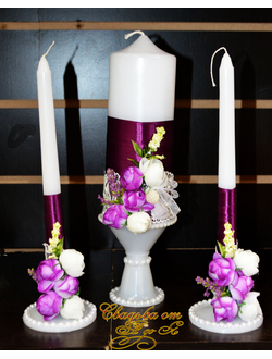 Свечи для свадьбы "Семейный очаг"