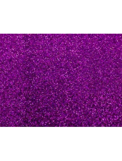 Фоамиран Глиттерный, лист 20х30 см, цвет фиолетовый