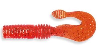 Твистер съедобный Crazy Fish POWERTAIL 4-7-4-5 (вишня)