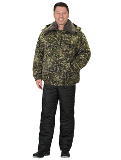 Куртка -Полюс" зимняя короткая КМФ Трава