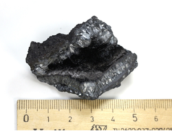 Пиролюзит, жеода, Марокко (50*35*30 мм, 46 г) №24714