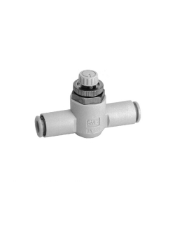 Пневмодроссель с обратным клапаном и быстроразъемным соединением, встраиваемый AS1001F-4001F