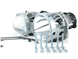 Комплект Hella 3R с рамками для замены штатных линз Visteon в автомобиле Land Rover Freelander 2 (2006-2012)