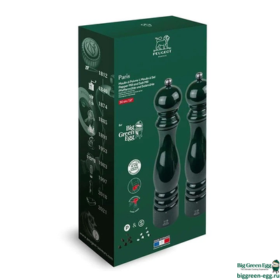 Набор мельниц Big Green Egg 2 шт & Peugeot 30 см