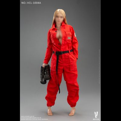 Женский комплект с комбинезоном (оранжевый) 1/6 Work-Wear Set (Tangerine) (VCL-1004A) - VERYCOOL